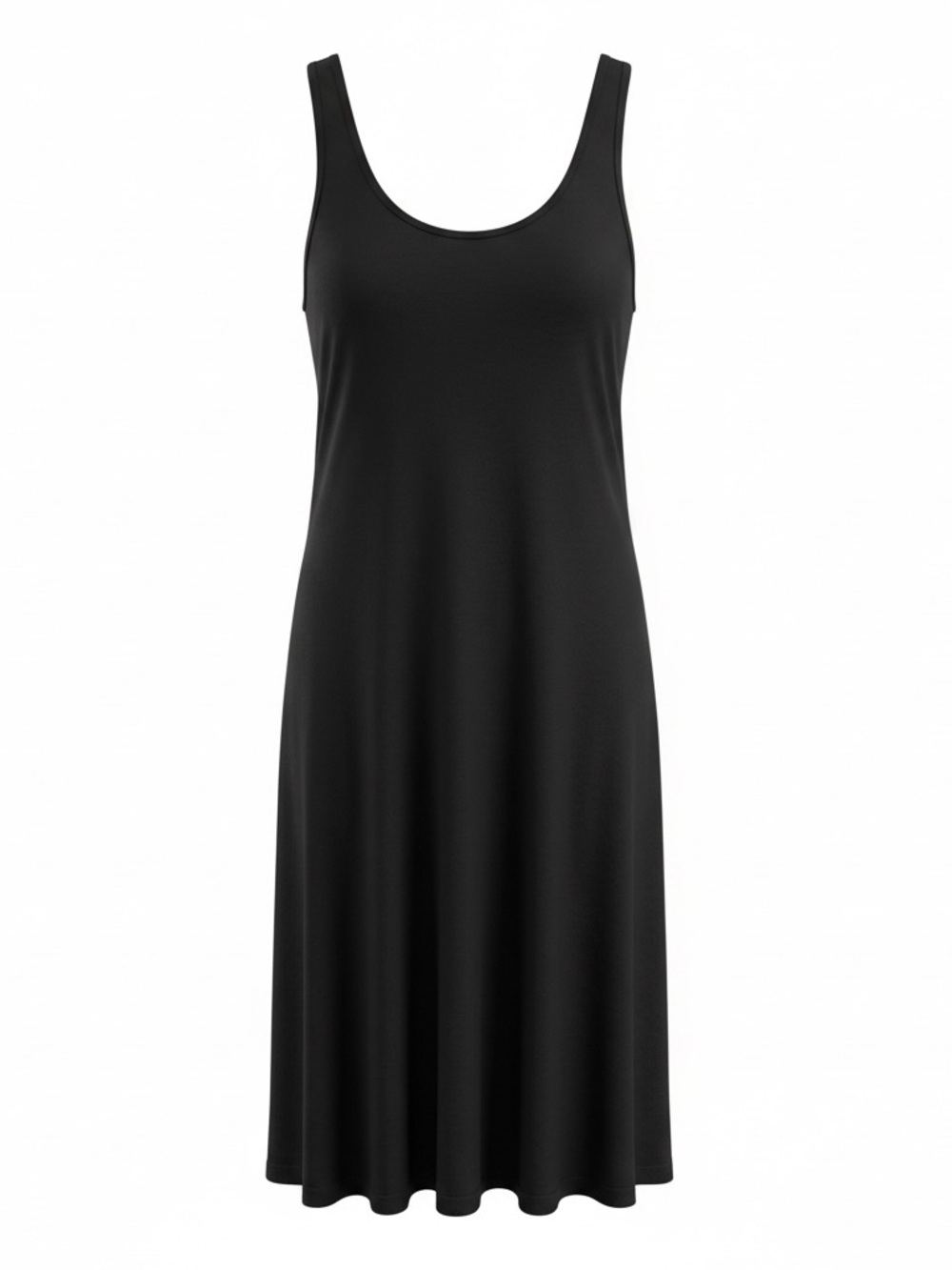 Tiana B. Black Scoop-Neck Maxi Slip Dress